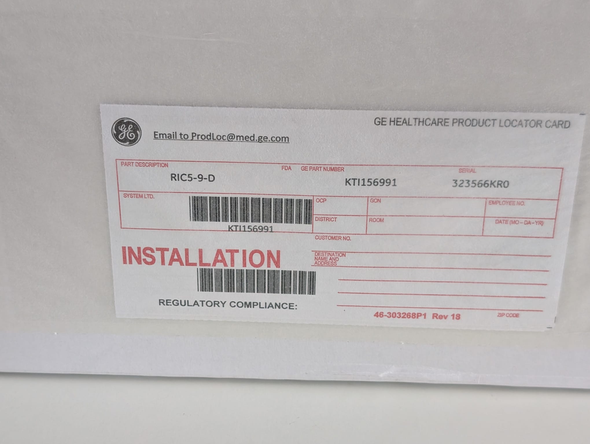 GE RIC5-9-D - Image 3